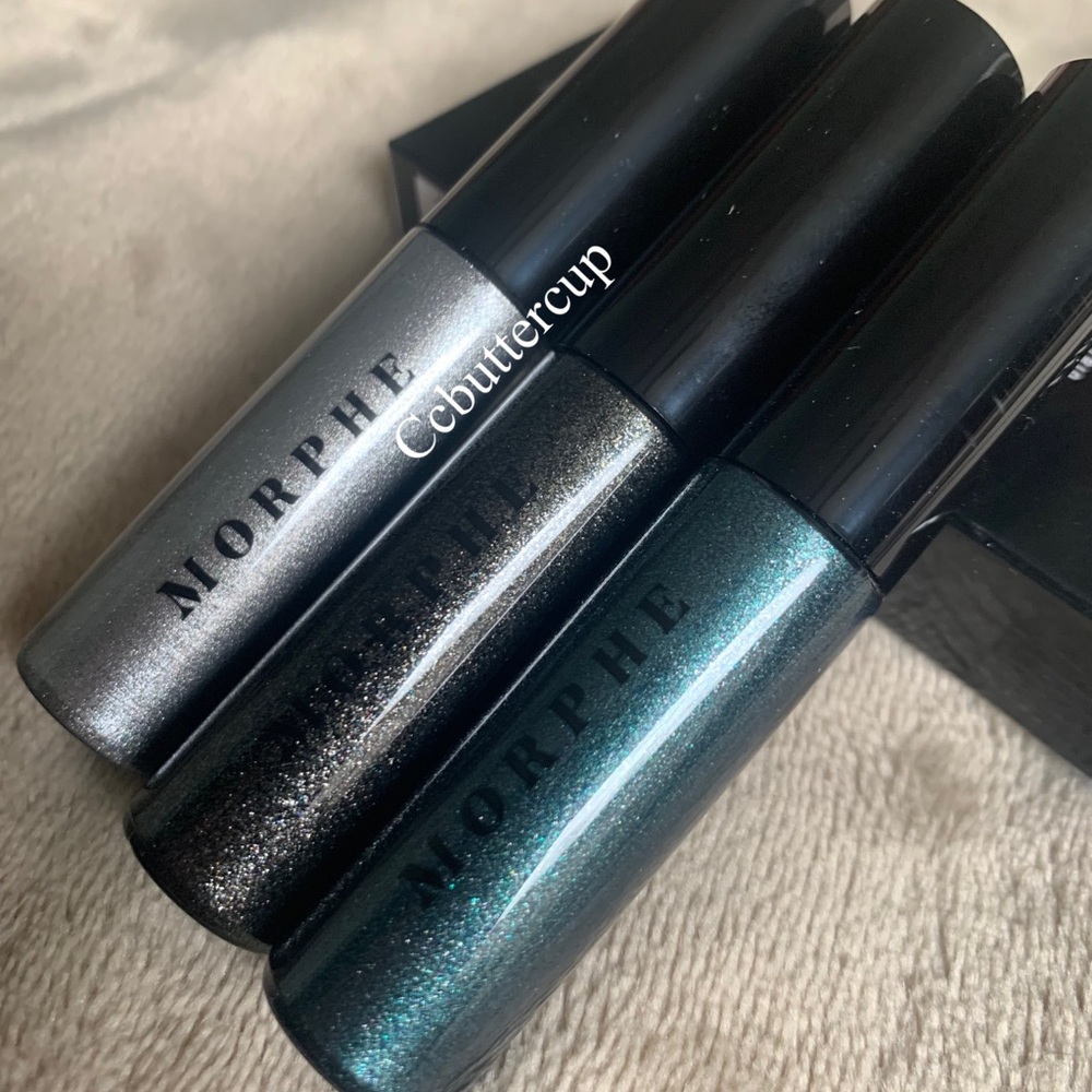 Morphe Midnight Heat Metallic Eyeshadow Trio Set BNIB